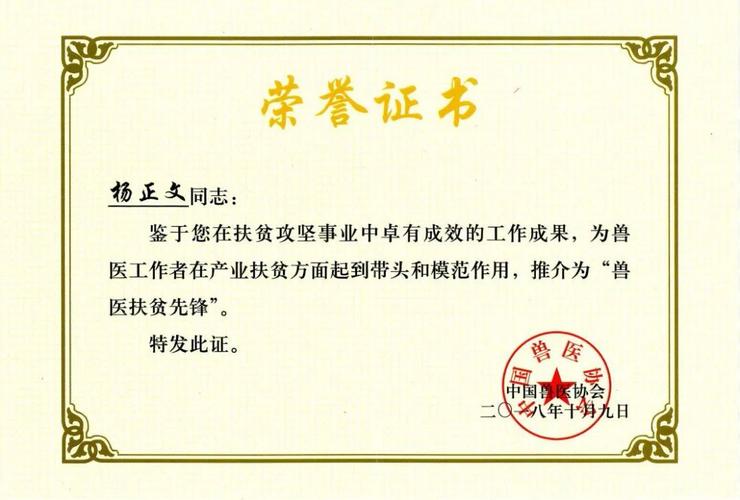 荣誉证书