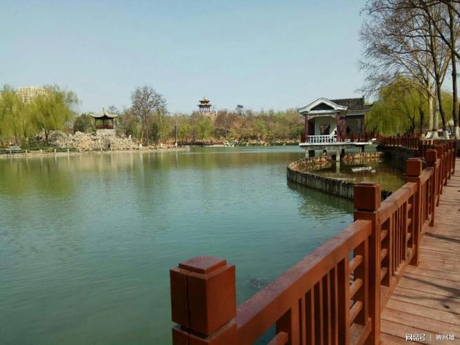 河北省石家庄裕西公园不仅风景如画, 还是旅游休闲胜地