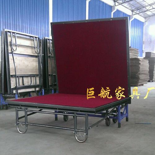 巨航批发折叠带轮舞台122米升降折叠舞台酒店演出活动舞台