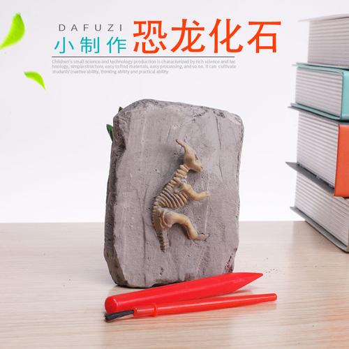 学生科学实验steam儿童恐龙化石考古挖掘手工diy科技