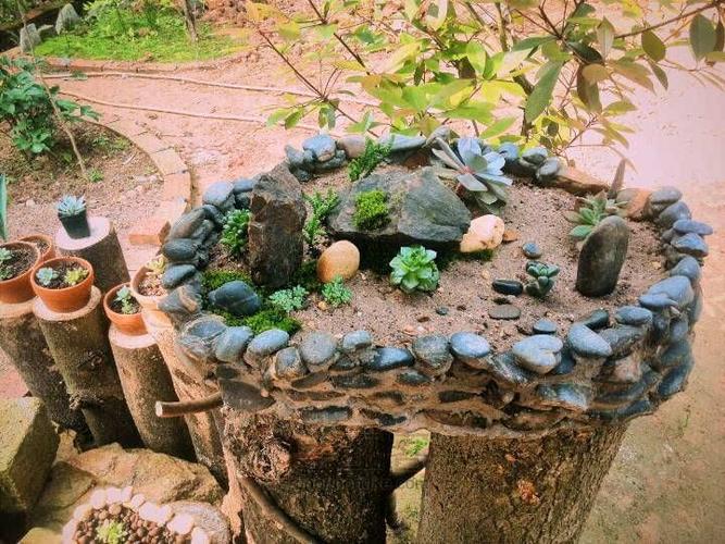 好看的花盆太贵,不好看的真不想买!小贴士又水泥沙子石头就可以了!