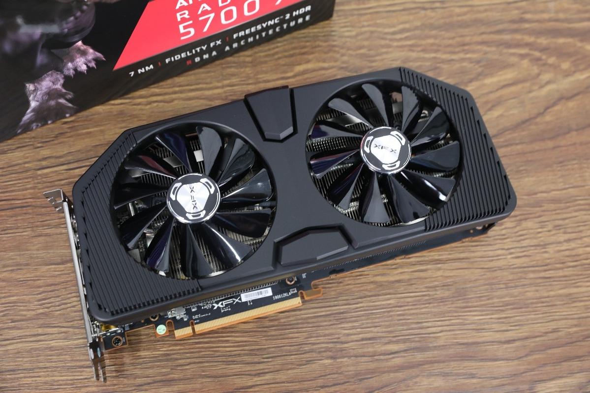 黑狼再现xfx5700xt非公版显卡开箱