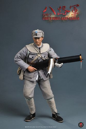 八路军模型soldierstory1/6兵人模型 抗日战争 陆军机枪兵 现货