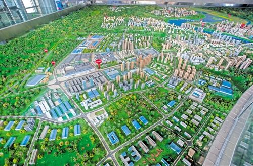 潼南工业园区整体规划沙盘