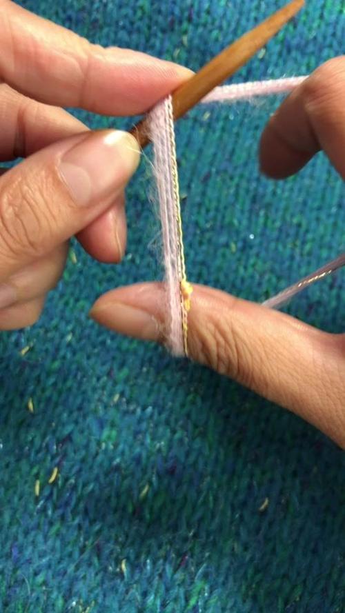 众志手工毛衣编织配线  机器边起针教程!#纯手工.  12.