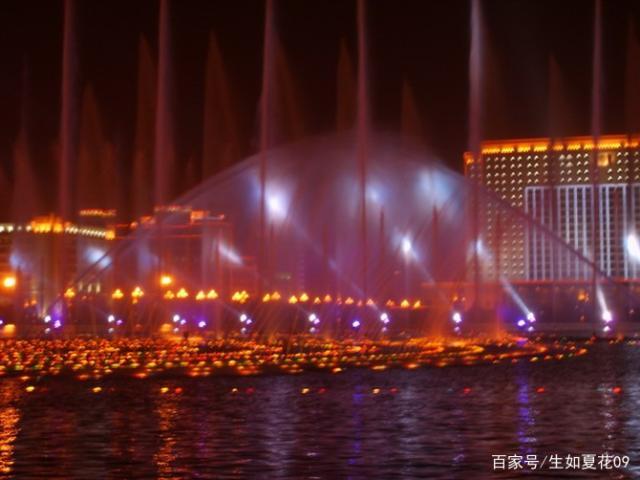 洛阳泉舜音乐喷泉,太美了