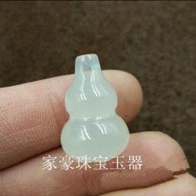 天然冰种a货白玉髓玛瑙葫芦吊坠 白玛瑙立体小葫芦 批发