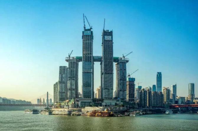 重庆新地标朝天门重庆来福士最新进展