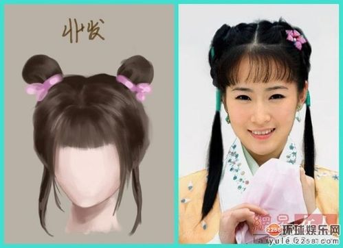 秦汉时期:丱发(guàn fà)