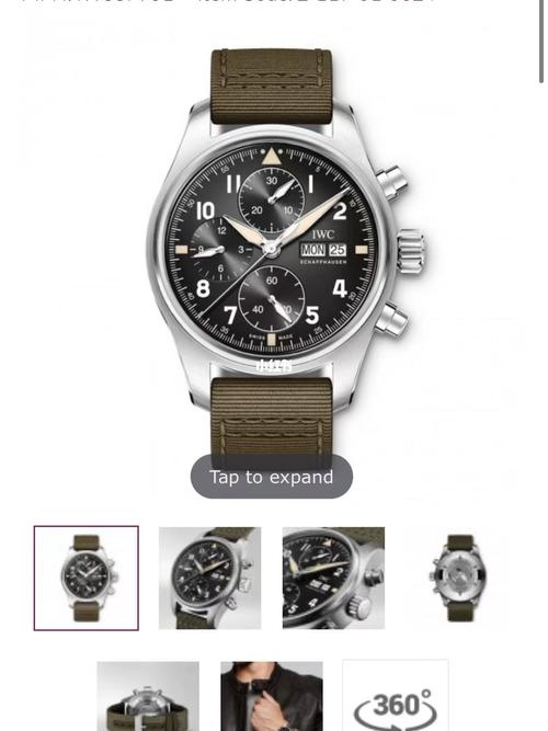 iwc万国喷火战机飞行员自动腕表_万国怎么样_万国表怎么样_手表