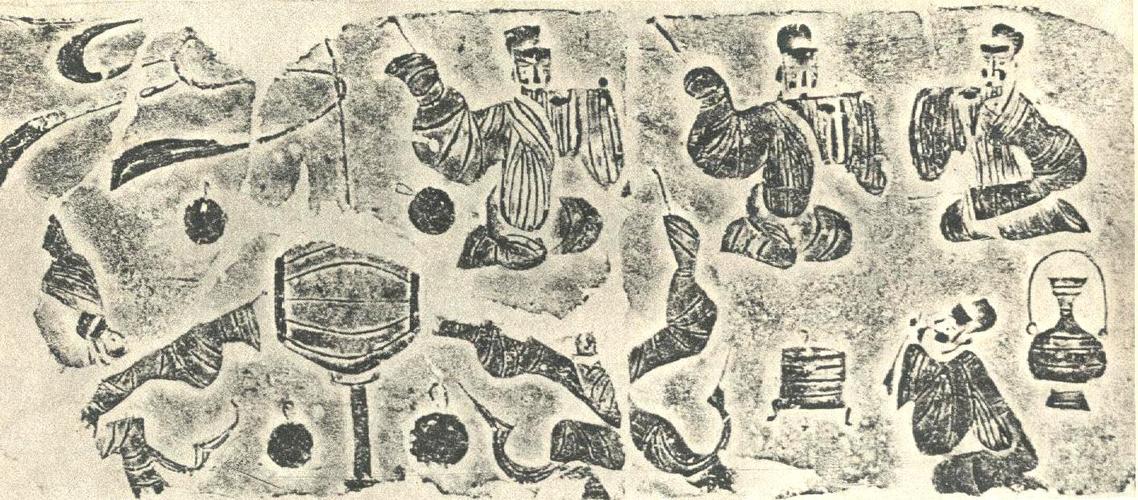 古代用于祀神之鼓,属六鼓中雷鼓一类. 2.古代军中所用之乐鼓. 3.