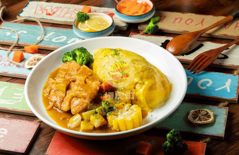 猪排日式咖喱蛋包饭