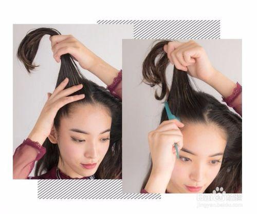 短发怎么扎哪吒头图解
