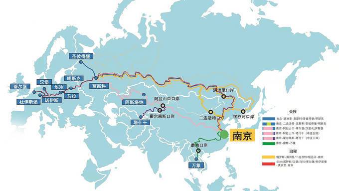 德国厨具法国红酒如何从陆路进入长三角南京钢铁骆驼走出欧亚新丝路
