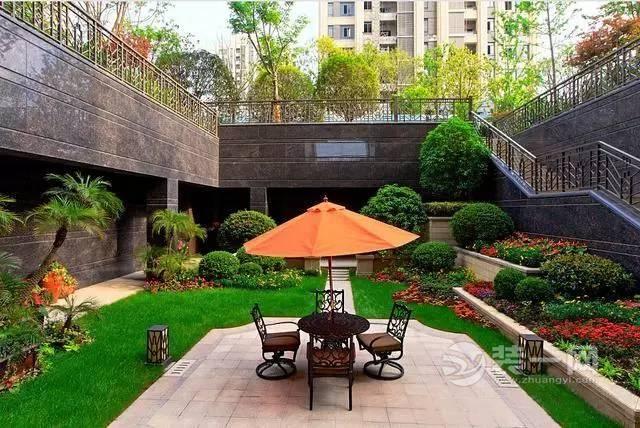 10款下沉式庭院设计效果图