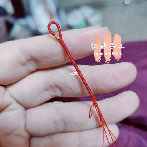 极细款本命年金刚结手绳‖2022虎年开运红绳_手工制作