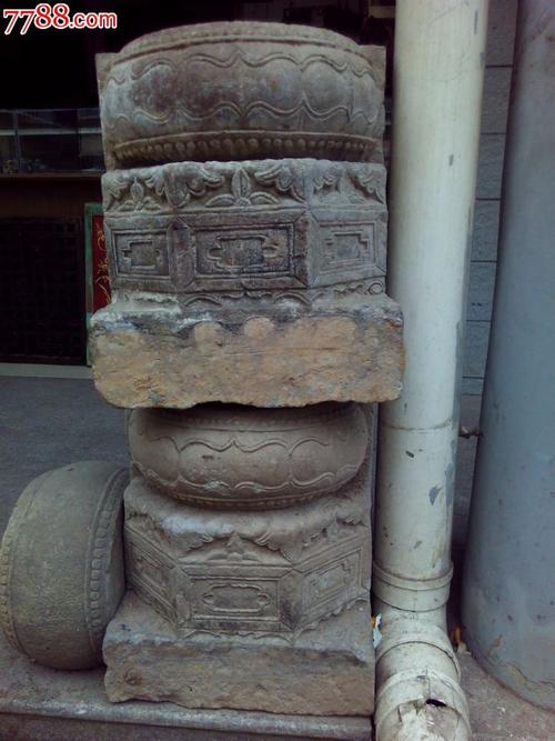 直款石墩漂亮石墩石雕古建筑仿古建筑古玩古董