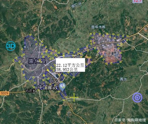 崇仁县建成区面积22.1平方公里