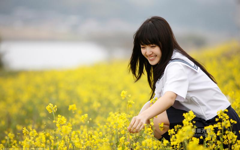 日本萌妹子女星铃木爱理小清新养眼写真桌面壁纸(一)