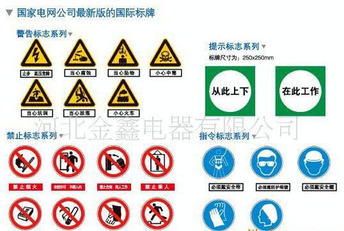 标示牌,禁止标志系列,警告标志系列.