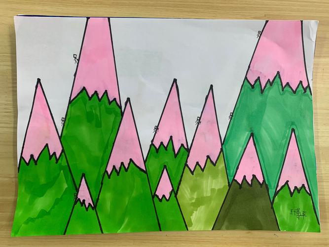 三年级美术下册第三课《曲曲直直》