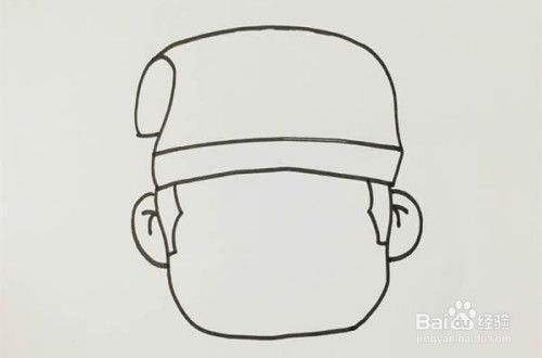 古代男人简笔画