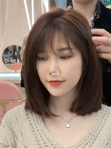 清新气质齐肩发型|头发干净利落免打理_齐肩发型_直发