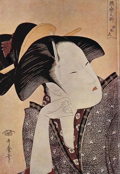 喜多川歌麿作品集 浮世绘大师