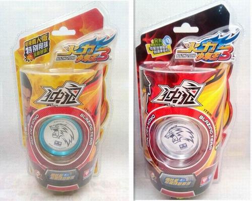 正版奥迪双钻悠悠球溜溜球火力少年王3独狼675103b卡通版675108