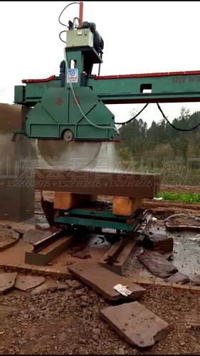 全自动液压数控大锯 龙门锯石机 一键式数控操作 锯片2200mm