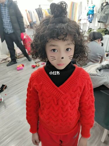 儿童烫发:羊毛卷_发型_发夹_今日发型_母婴_婴童时尚