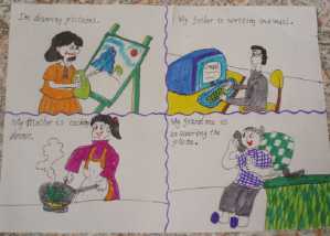 英语与家人有关的手抄报 英语英语手抄报