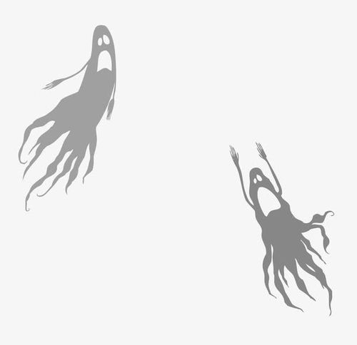 漂浮,鬼魂,万圣节,元素,惊恐