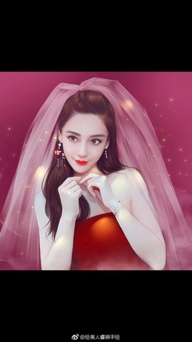 微博:绘美人睿麻手绘 ~~以后持续更新 有空就画 杨颖 angelababy美图