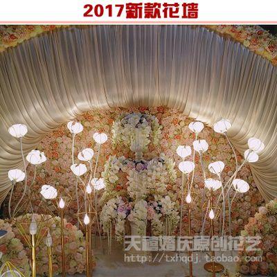 婚庆道具花墙 手工婚礼花艺背景 婚纱摄影背景留影区 橱窗花艺-淘宝网