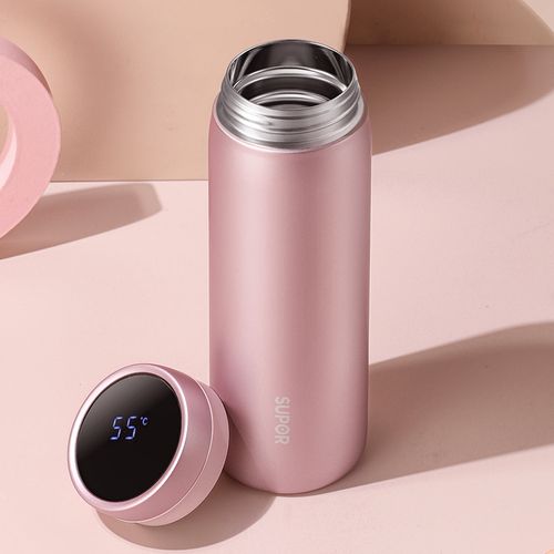 苏泊尔智能保温杯女士大容量简约
