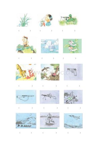 苏教版二年级下册看图写词语复习.doc