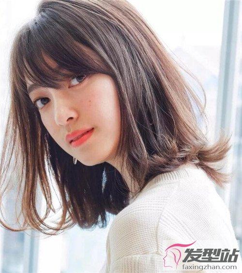 发型站 发型设计 最新发型   锁骨发,是适合尴尬期头发长度女生的气质