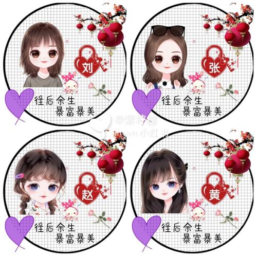 你留名,我来做7815姓氏手绘头像制作_手绘_姓氏头像_素材_头像