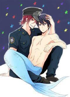 急求,动漫男美人鱼图片,要图片.