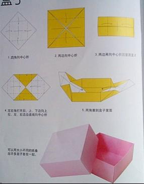 折纸盒人分解设计图 手工折纸大全-蒲城教育文学网