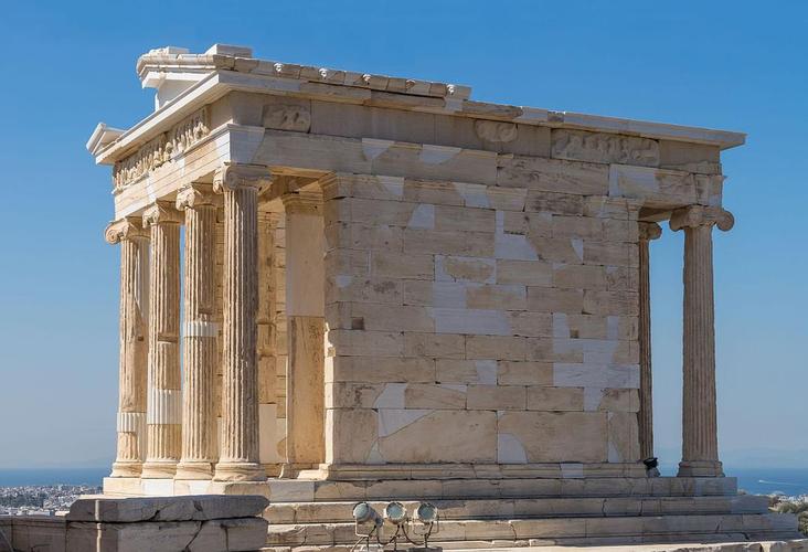 prostyle形式的雅典娜胜利神庙(temple of athena nike)
