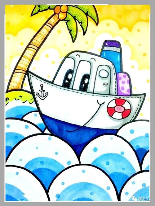 素材|简单易学的儿童画精选20例