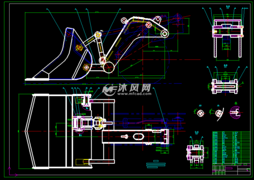 dcy3型铲运机工作装置设计优秀含全套cad图纸
