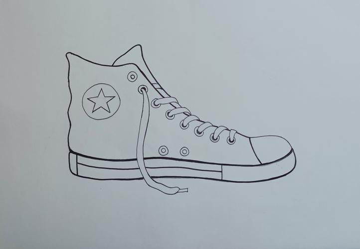 课题:《帆布鞋》–写生