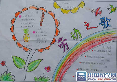 二年级劳动节手抄报