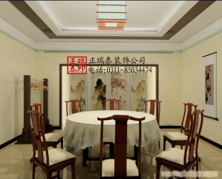 石家庄饭店包间装修装饰