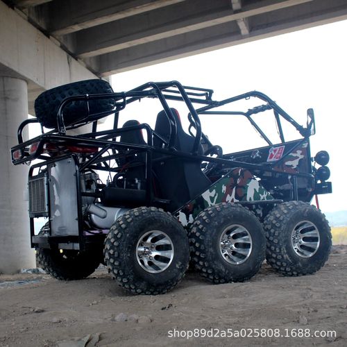 十款产品沙滩越野摩托车全地形山地车6轮六驱轴链沙漠