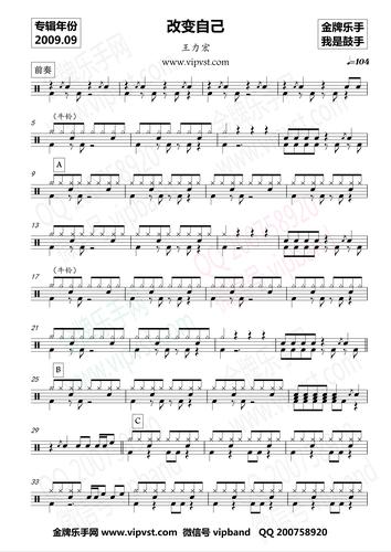 王力宏 改变自己 鼓谱_0001.png