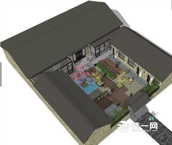 大爷4个月圆梦建中式四合院 四合院别墅设计施工全程